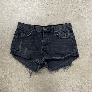 Grlfrnd cut off shorts